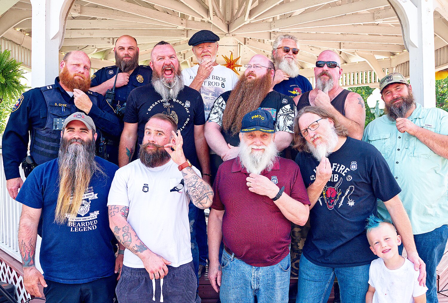 Bushy, sculpted, whispy or coarse – the competitors in the beard master competition all brought something unique on their chins to the gazebo in downtown Mineola. [see so many more sesquicentennial spring fling photos]